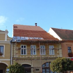 Oprava střechy muzeum Netolice 2009