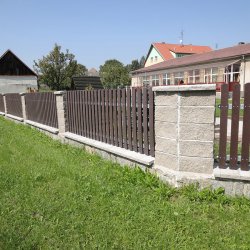 Stavba oplocení Mateřské školy Malovice 2011